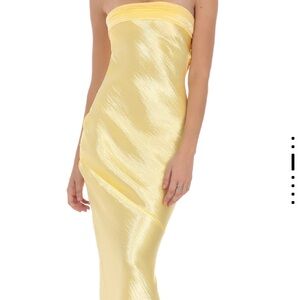 Satin Open Back Maxi Dress